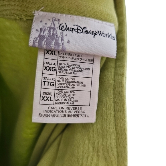 Disney Tinkerbell Cotton Sweat Jacket XL Green - Picture 3 of 9